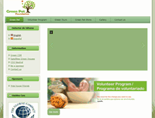 Tablet Screenshot of greenpetfoundation.org